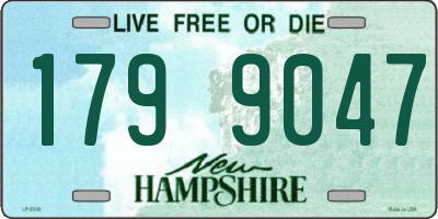 NH license plate 1799047