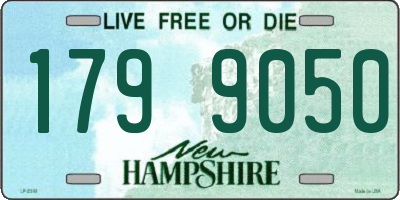 NH license plate 1799050