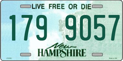 NH license plate 1799057