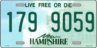 NH license plate 1799059