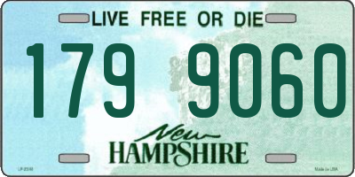 NH license plate 1799060