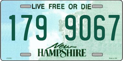 NH license plate 1799067
