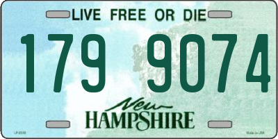 NH license plate 1799074