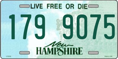 NH license plate 1799075
