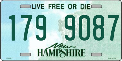 NH license plate 1799087