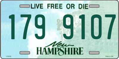 NH license plate 1799107