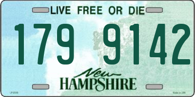 NH license plate 1799142
