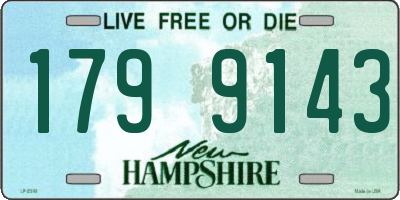NH license plate 1799143