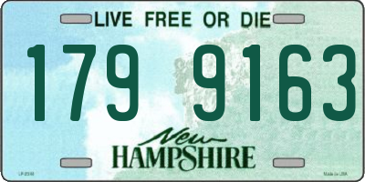 NH license plate 1799163