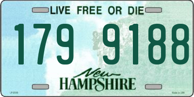 NH license plate 1799188