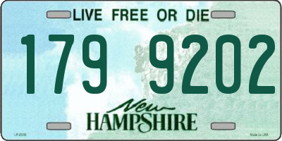 NH license plate 1799202