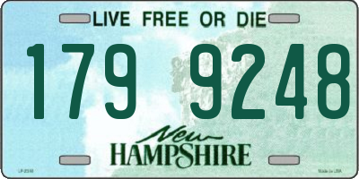 NH license plate 1799248