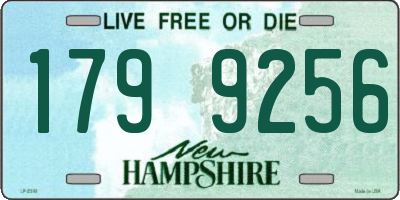 NH license plate 1799256