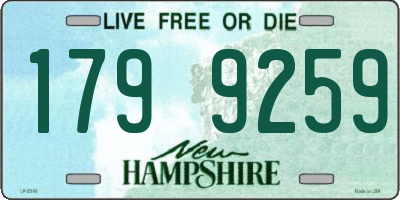 NH license plate 1799259
