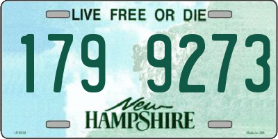 NH license plate 1799273
