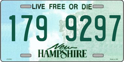 NH license plate 1799297