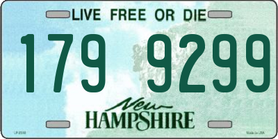 NH license plate 1799299