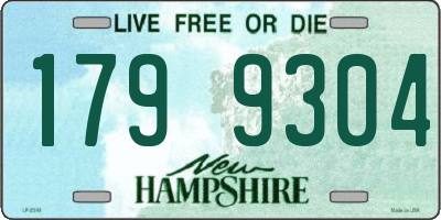 NH license plate 1799304