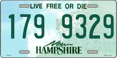 NH license plate 1799329
