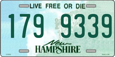 NH license plate 1799339