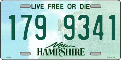 NH license plate 1799341