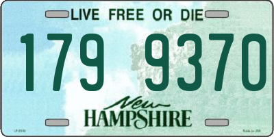 NH license plate 1799370
