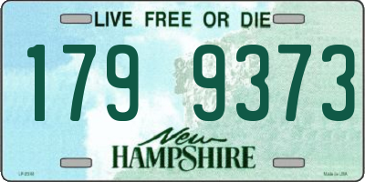NH license plate 1799373