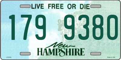 NH license plate 1799380