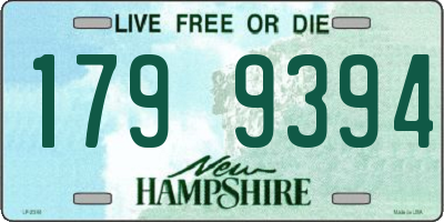 NH license plate 1799394