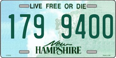 NH license plate 1799400