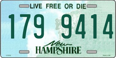 NH license plate 1799414