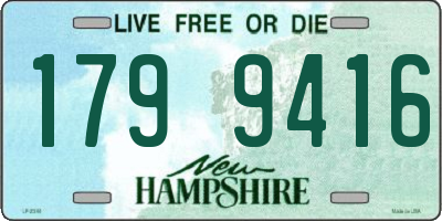 NH license plate 1799416
