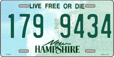 NH license plate 1799434