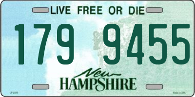 NH license plate 1799455