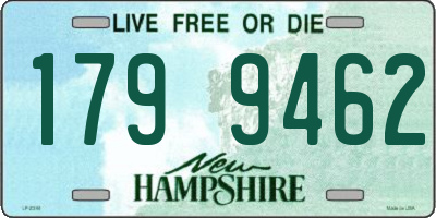 NH license plate 1799462