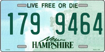NH license plate 1799464