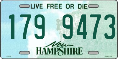 NH license plate 1799473