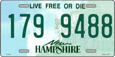 NH license plate 1799488