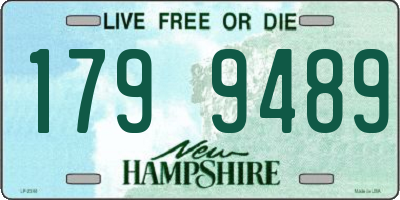 NH license plate 1799489