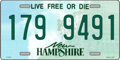 NH license plate 1799491