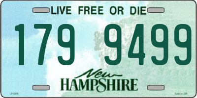 NH license plate 1799499
