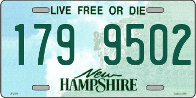 NH license plate 1799502