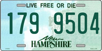 NH license plate 1799504