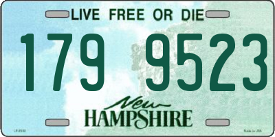 NH license plate 1799523
