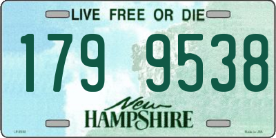 NH license plate 1799538