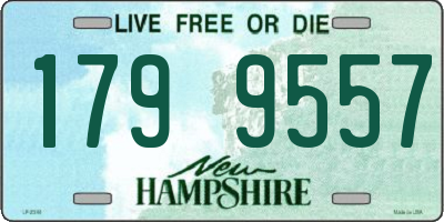 NH license plate 1799557