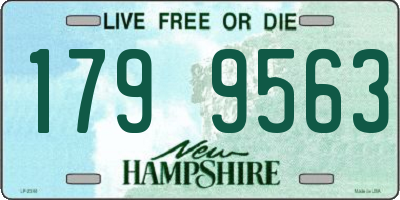 NH license plate 1799563