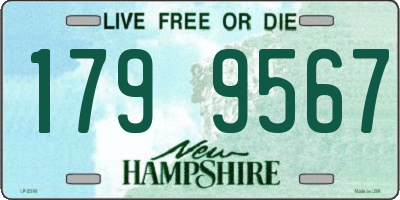 NH license plate 1799567