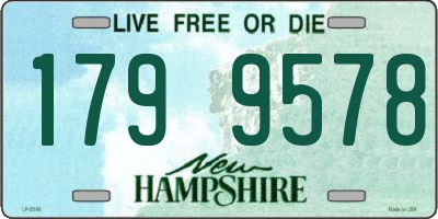 NH license plate 1799578
