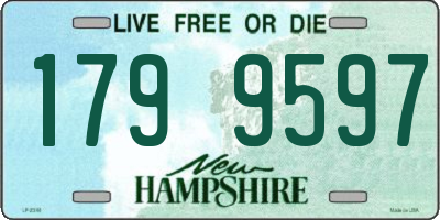 NH license plate 1799597